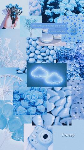 Cute Blue Aesthetic Wallpapers  Top Free Cute Blue Aesthetic Backgrounds   WallpaperAccess
