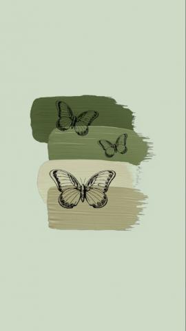 Green Butterfly Aesthetic  Imagem de fundo para iphone Imagem de fundo para telefone Cartazes vintage