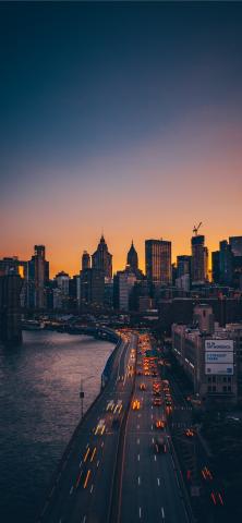 Manhattan Bridge  New York  United States iPhone X Wallpapers