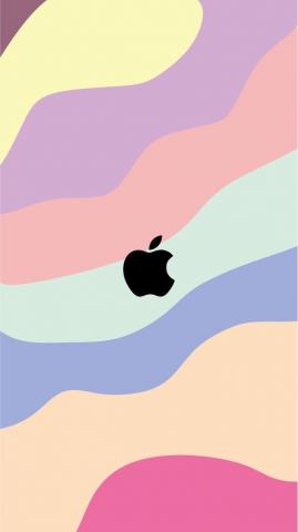 Apple Pastel Wallpaper