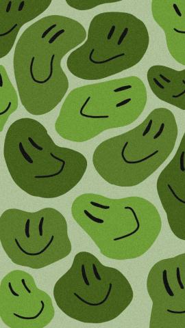 green wallpaper cute smile 363512526021201 by baqradze