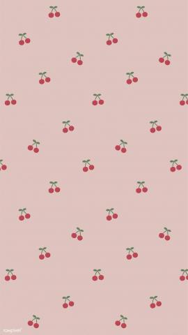 Download premium image of Red hand drawn cherry pattern on pink mobile phone wallpaper illustration by marinemynt about iphone wallpaper cherry iphone wallpaper pink mobile wallpaper floral phone background and pattern 2035428
