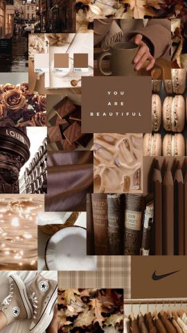 Brown Collage Wallpapers  Beige Brown Collage for Phone 1  Fab Mood   Wedding Colours Wedding Themes Wedding colour palettes