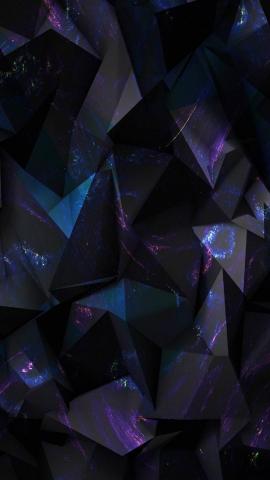 Galaxy Black iPhone Wallpaper