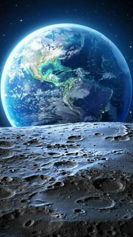 Earth From Moon IPhone Wallpaper  IPhone Wallpapers