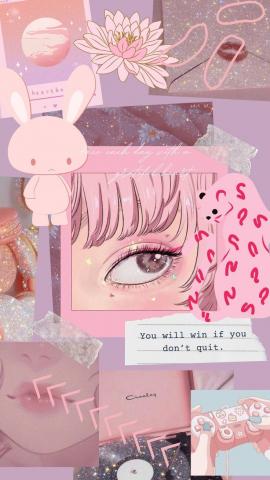Download Pink Aesthetic Anime Phone Cats Wallpaper  Wallpaperscom