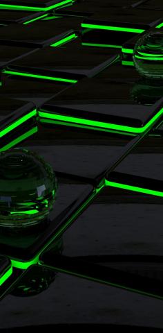 Green Neon Light 