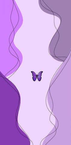 Mariposa violeta 