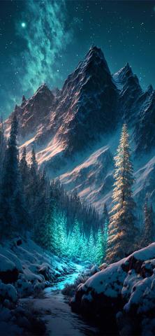 Snow Forest IPhone Wallpaper HD  IPhone Wallpapers