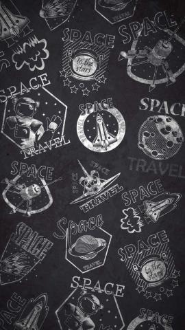 Space Doodles IPhone Wallpaper HD  IPhone Wallpapers
