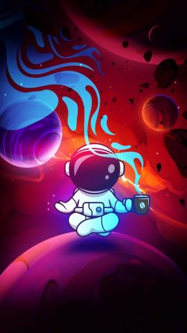 Space Coffee IPhone Wallpaper HD  IPhone Wallpapers