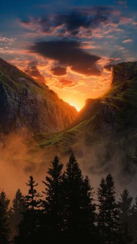 Mountain Sunrise IPhone Wallpaper HD  IPhone Wallpapers