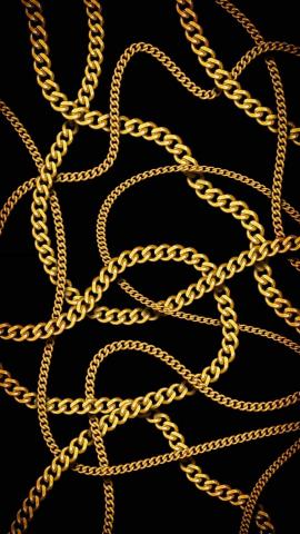 Gold Chains IPhone Wallpaper HD  IPhone Wallpapers