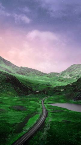 Green Land Road IPhone Wallpaper HD  IPhone Wallpapers