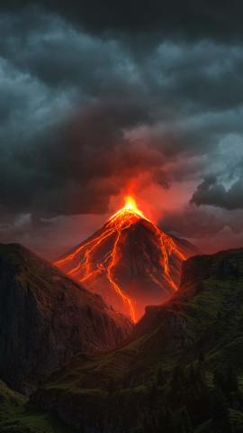 Lava Volcano IPhone Wallpaper HD  IPhone Wallpapers
