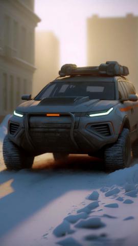 Snow Expedition Vehicle IPhone Wallpaper HD  IPhone Wallpapers