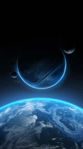Planet Above Earth IPhone Wallpaper HD  IPhone Wallpapers