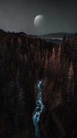 River To The Moon IPhone Wallpaper HD  IPhone Wallpapers