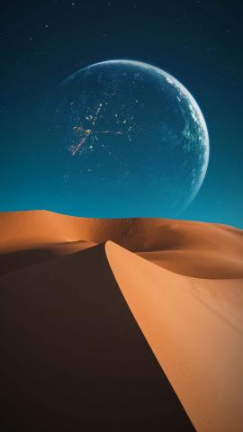 Earth View From Space Desert IPhone Wallpaper HD  IPhone Wallpapers