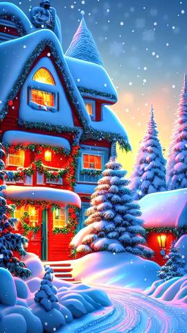 Winter Home Christmas IPhone Wallpaper HD  IPhone Wallpapers