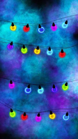 Colorful Light Bulbs IPhone Wallpaper HD  IPhone Wallpapers