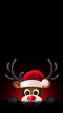 Christmas Deer IPhone Wallpaper HD  IPhone Wallpapers