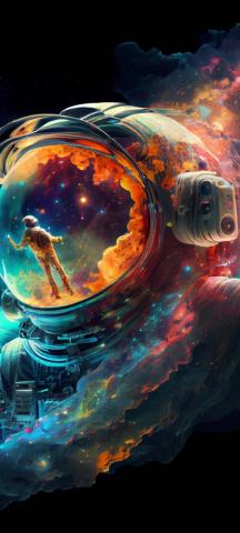 Astronaut In Void IPhone Wallpaper HD  IPhone Wallpapers