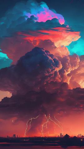 Thunder Clouds IPhone Wallpaper HD  IPhone Wallpapers