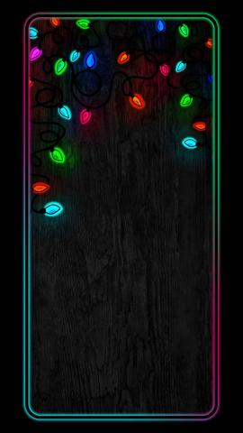 New Year Lights Frame IPhone Wallpaper HD  IPhone Wallpapers