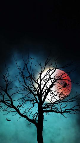 Scary Moon IPhone Wallpaper HD  IPhone Wallpapers