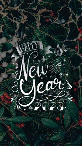 Happy New Year 2023 IPhone Wallpaper HD  IPhone Wallpapers