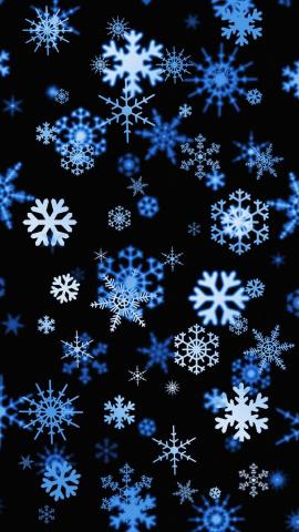 Snowflakes Art IPhone Wallpaper HD  IPhone Wallpapers