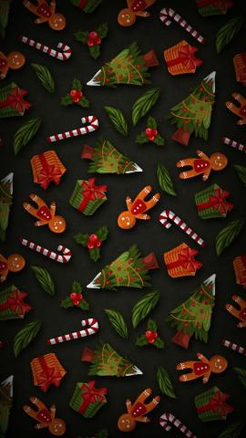 Christmas Doodles IPhone Wallpaper HD  IPhone Wallpapers