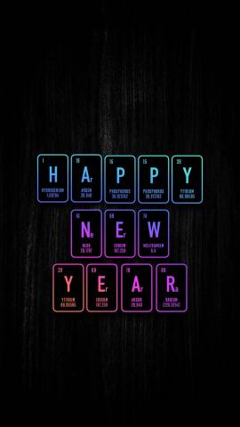 Happy New Year From Chemistry Lab IPhone Wallpaper HD  IPhone Wallpapers