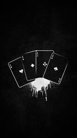 Black Cards IPhone Wallpaper HD  IPhone Wallpapers