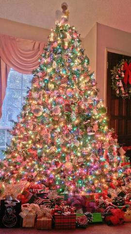 Christmas Tree Lights Glow IPhone Wallpaper HD  IPhone Wallpapers