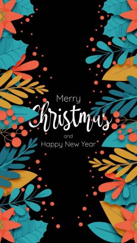Merry Christmas And Happy New Year IPhone Wallpaper HD  IPhone Wallpapers