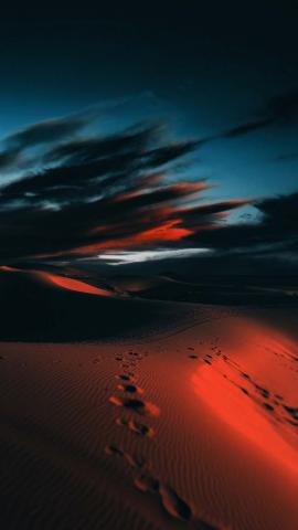 Sunset In Dunes IPhone Wallpaper HD  IPhone Wallpapers
