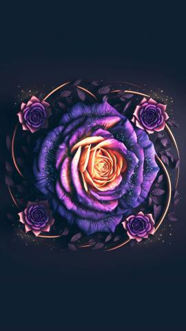 Rose Flower Art IPhone Wallpaper HD  IPhone Wallpapers