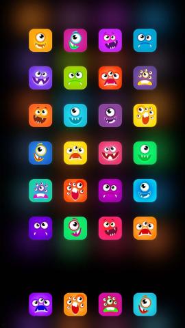Crazy Homescreen Icons IPhone Wallpaper HD  IPhone Wallpapers