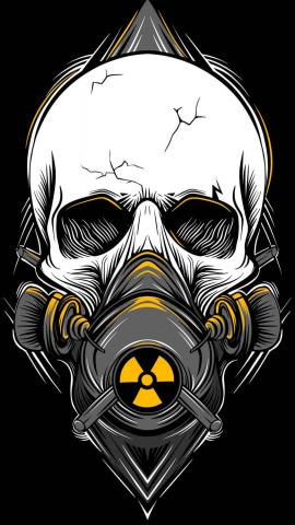 Radioactive Skull IPhone Wallpaper HD  IPhone Wallpapers