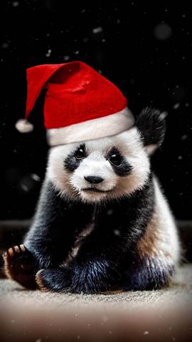 Christmas Panda IPhone Wallpaper HD  IPhone Wallpapers