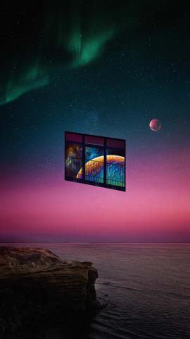 Window Of Space IPhone Wallpaper HD  IPhone Wallpapers