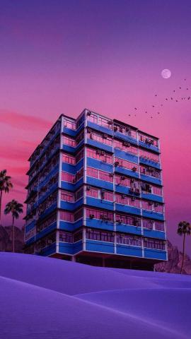 Beach Apartments IPhone Wallpaper HD  IPhone Wallpapers