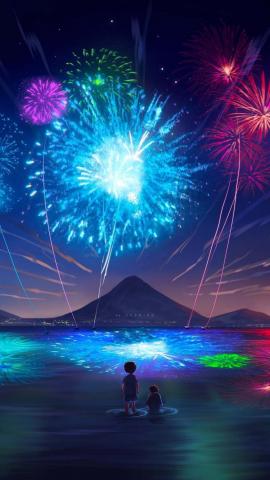 Fireworks Celebrations IPhone Wallpaper HD  IPhone Wallpapers