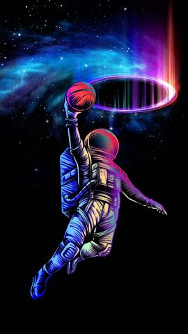 Space Basketball IPhone Wallpaper HD  IPhone Wallpapers