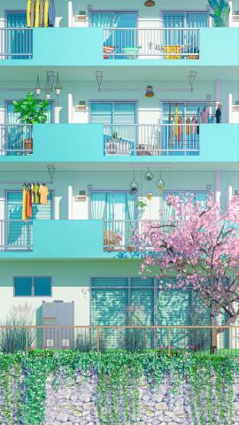 Apartments In Japan IPhone Wallpaper HD  IPhone Wallpapers