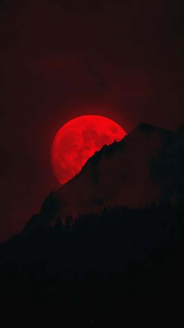 Moon Blood Red IPhone Wallpaper HD  IPhone Wallpapers