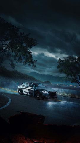 BMW Thunderclouds IPhone Wallpaper HD  IPhone Wallpapers