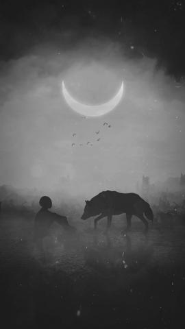 The Wolf And The Kid IPhone Wallpaper HD  IPhone Wallpapers